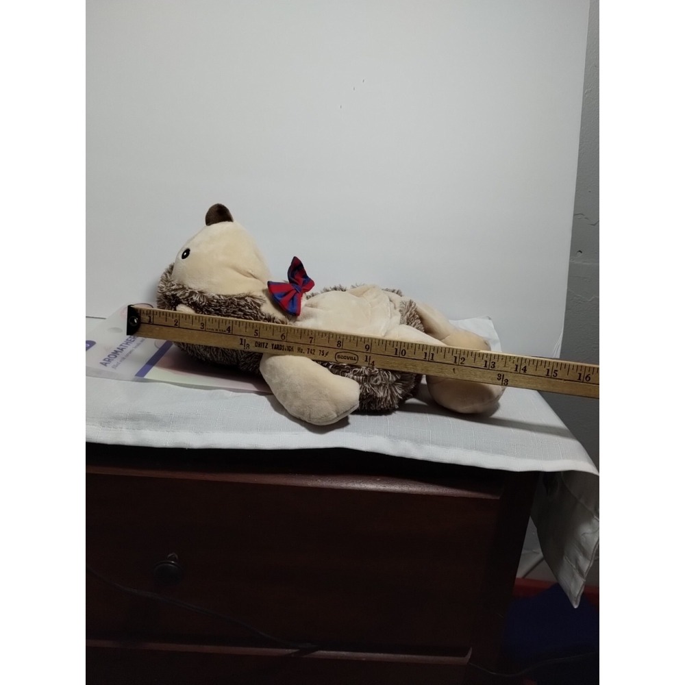 Cozy Hugs Jumbo Aromatherapy Plush Hedgehog Microwavable Freezable Lavender NEW - Picture 10 of 14